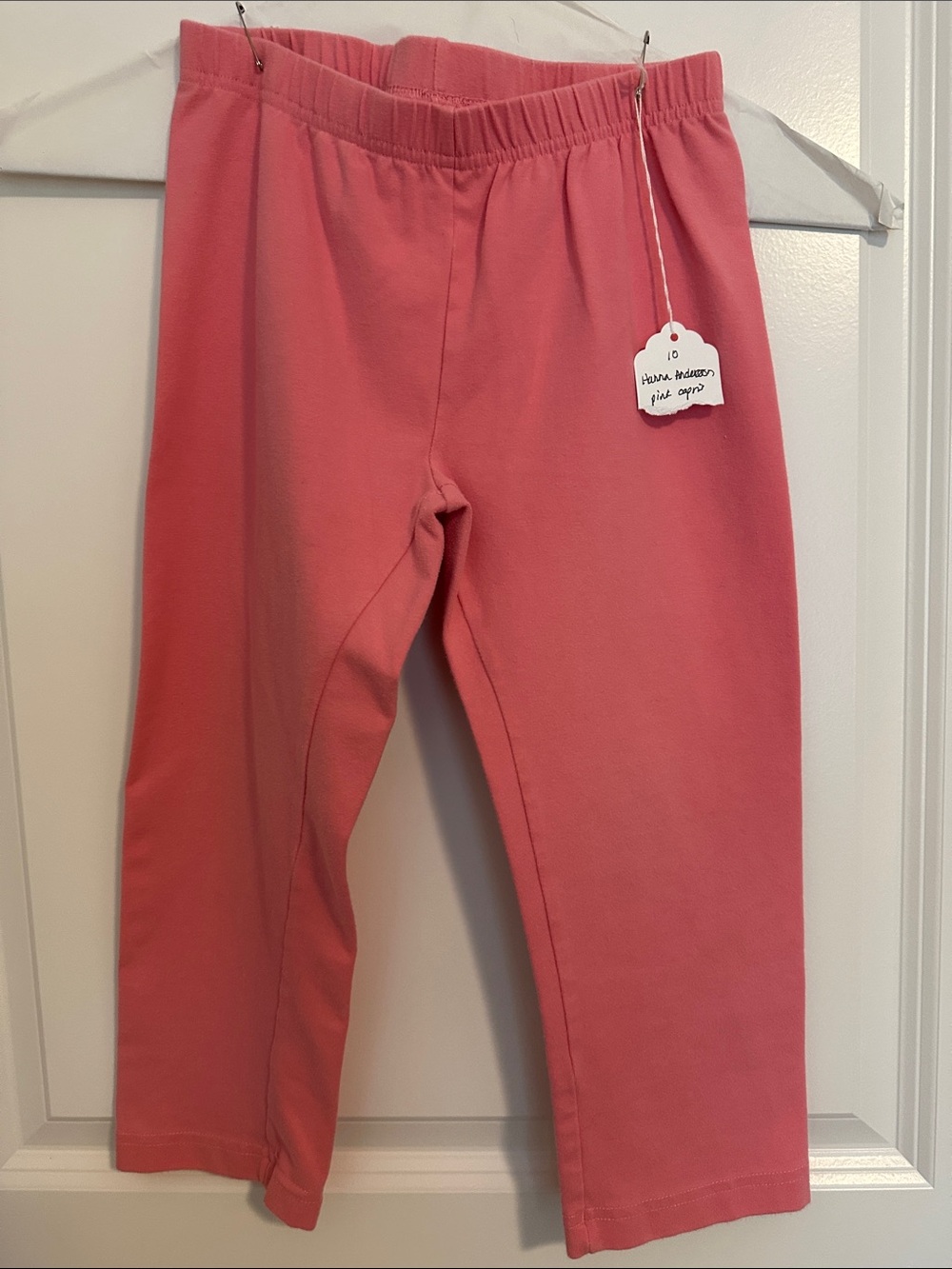 Hanna Andersson Pink Coral Stretch Capris